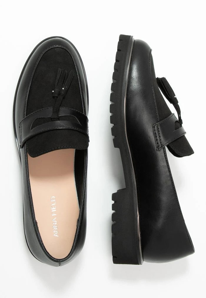 Chaussure Basse ANNA FIELD Anna Field Slip-ons Noir Femme | IOP-1181571